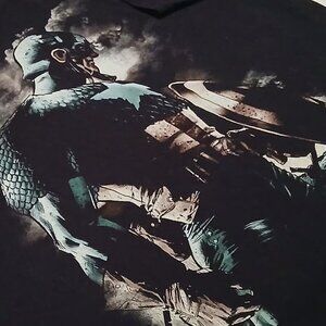 Y2K Marvel Mad Engine Captain America Comic Shirt - Adult Men's Size Large